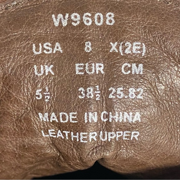 Propet Brown Leather Elite Walkers Women’s Size 8X (2E) Wide Steel Shank Lace Up - Picture 10 of 11